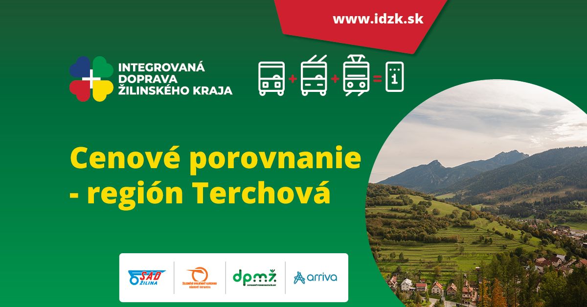 V regióne Terchová môžete cestovať lacnejšie s integrovanými predplatnými cestovnými lístkami