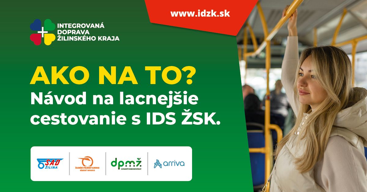 Ako na to? Cestujte lacnejšie s IDS ŽSK.